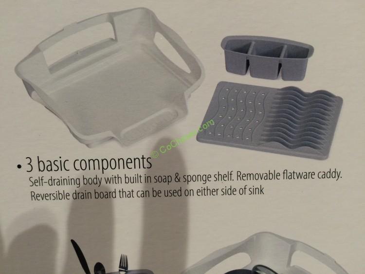 CreativeWare SelfDraining Dish Rack & Drying Mat CostcoChaser