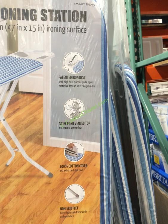 Polder Ironing Board with Additional Pad & Cover – CostcoChaser