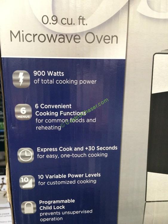 Costco1054297Oster0.9CUFTMicrowave oven OGFX905spec CostcoChaser