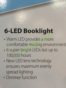 Costco-1055843-Ultra-Bright-LED-Booklight-spec