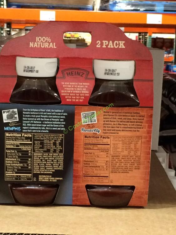 Heinz BBQ Sauce Variety 65.5 Ounce Pack CostcoChaser