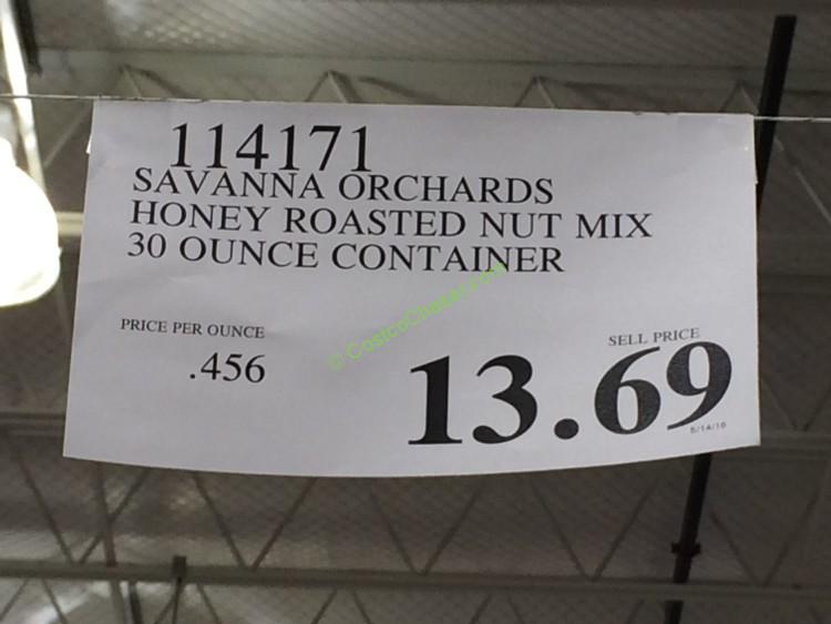 Costco114171SavanaOrchardsHoneyRoastedNutMixtag CostcoChaser