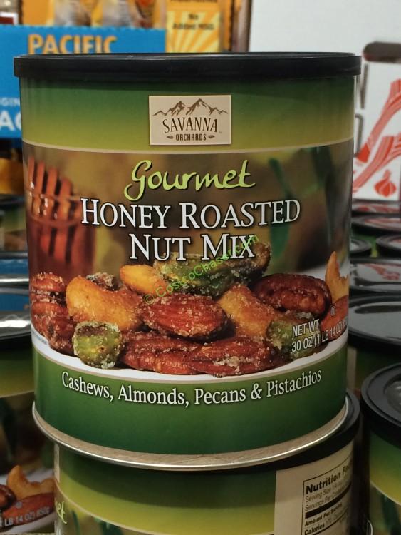 Savana Orchards Honey Roasted Nut Mix 30 Ounce container