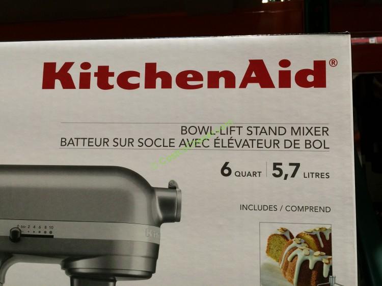 Costco1972498Kitchenaid6QTBowlLiftMixerwithStainlessSteelBow