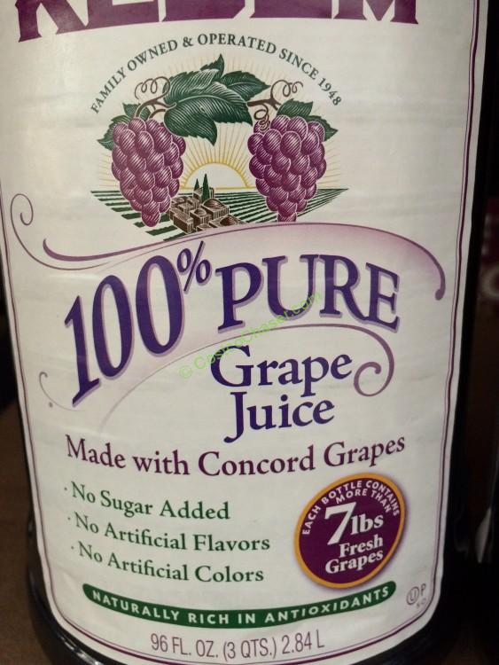 Kedem Concord Grape Juice 2/96 Ounce Bottles CostcoChaser