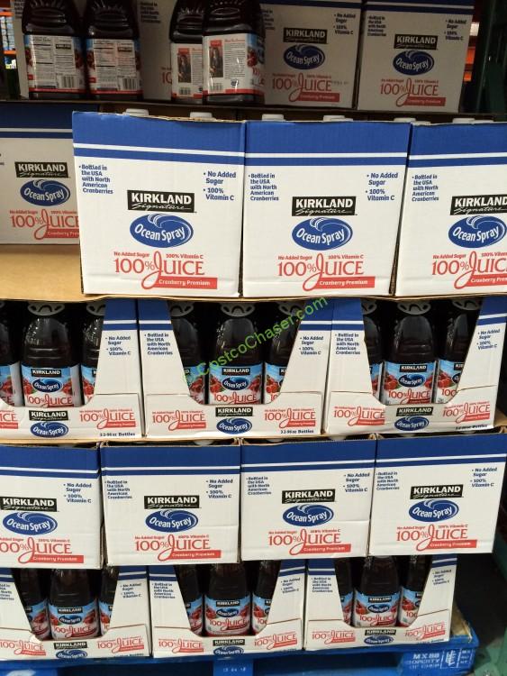Costco596444KirklandSignature100JuiceCranberryall CostcoChaser