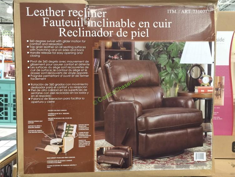 Costco731077—SynergyLeatherReclinerbox CostcoChaser