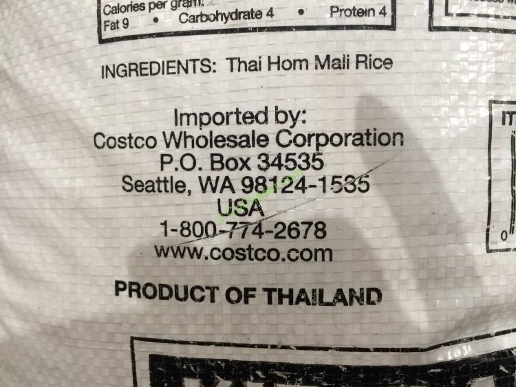 Kirkland Signature Jasmine Rice 25 Pound Bag CostcoChaser