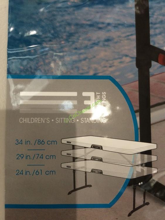 Costco886092LifetimeProducts4FT 2 FTUtilityTablepart CostcoChaser
