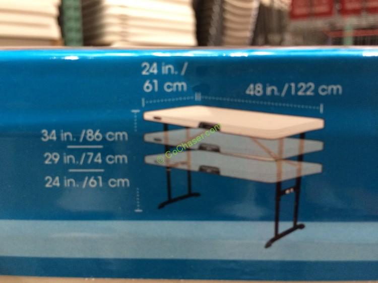 Lifetime Products 4FT X 2 FT Utility Table CostcoChaser