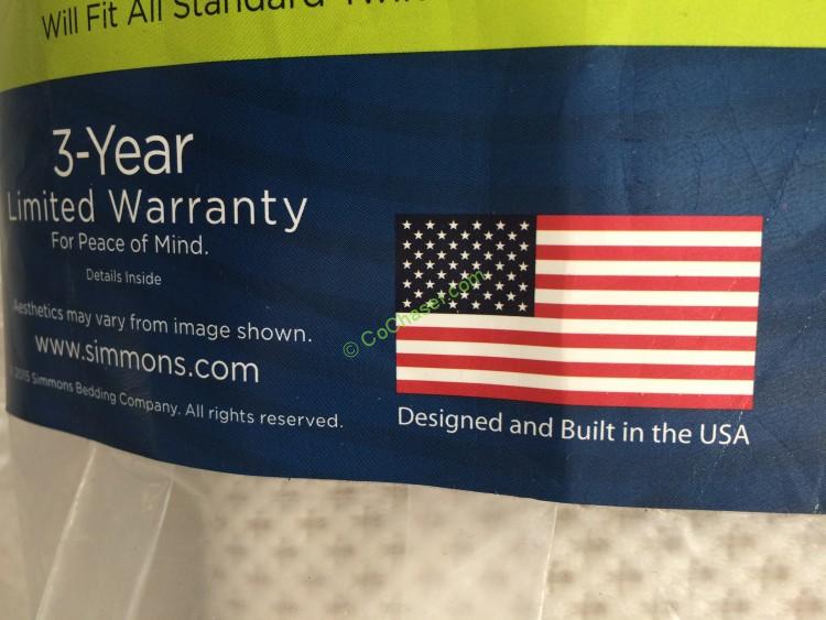 Costco898243SimmonsFlexGel MemoryFoamTwinMattresinf CostcoChaser