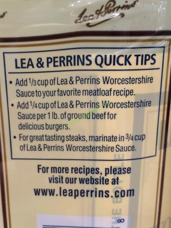Costco935109 LEA PerrinsWorcestershireSaucetip CostcoChaser