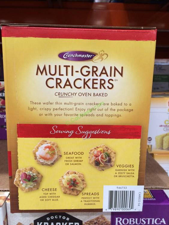 Crunchmaster MultiGrain Crackers 6 Seed 28 Ounce Box CostcoChaser