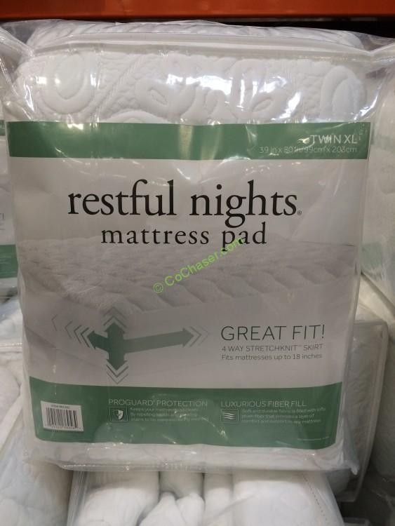Restful Nights Mattress Pad Twin XL