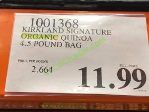 Costco-1001368-Kirkland-Signature-Organic-Quinoa-tag