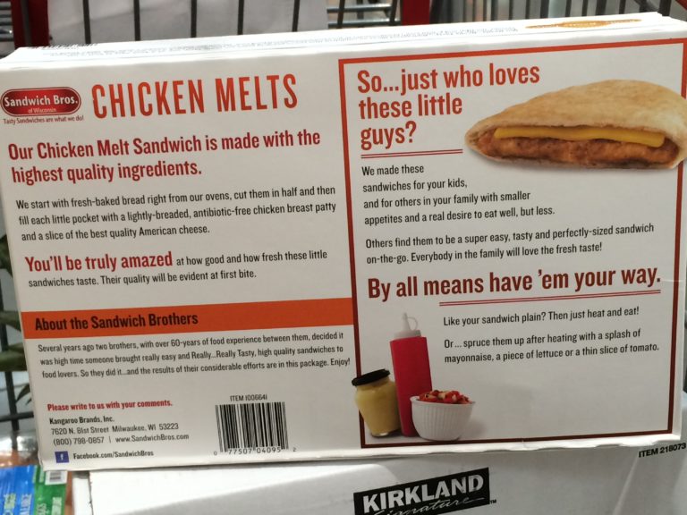 Costco1006641SandwichBrosABFChickenMeltbox CostcoChaser