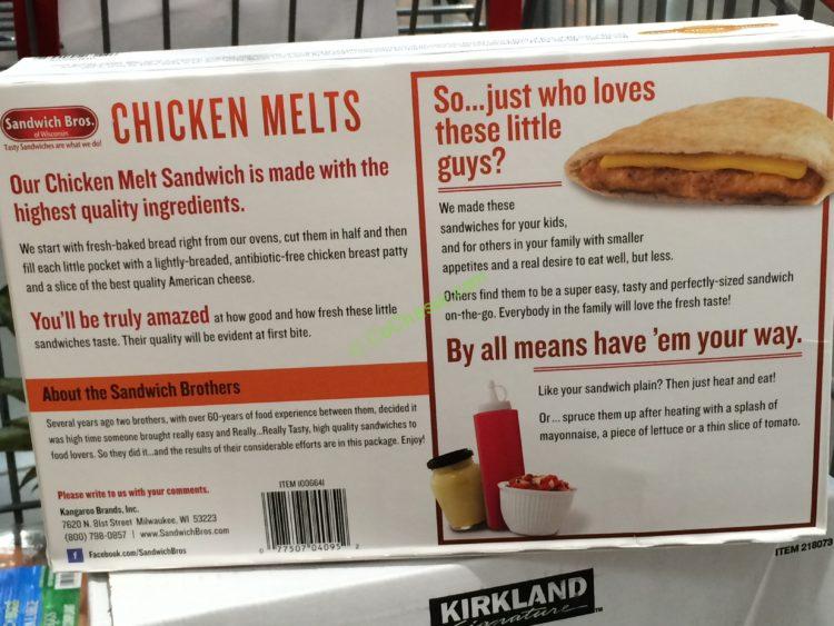 Costco1006641SandwichBrosABFChickenMeltbox CostcoChaser