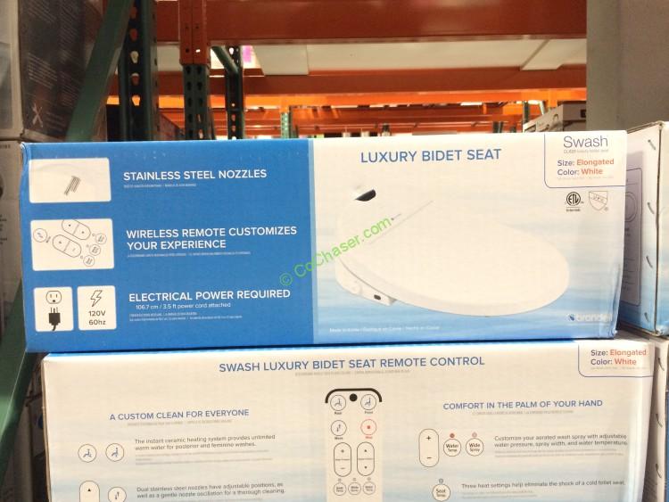 Costco1018505BrondellSwash 825BidetToiletSeatbox CostcoChaser