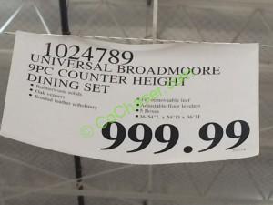 Costco-1024789-Universal-Broadmoore-9PC-Counter-Height-Dinner-Set-tag