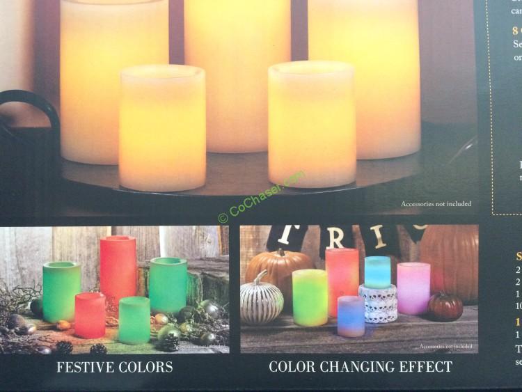 Costco10366665PKColorChangingLEDWaxCandlesuse CostcoChaser