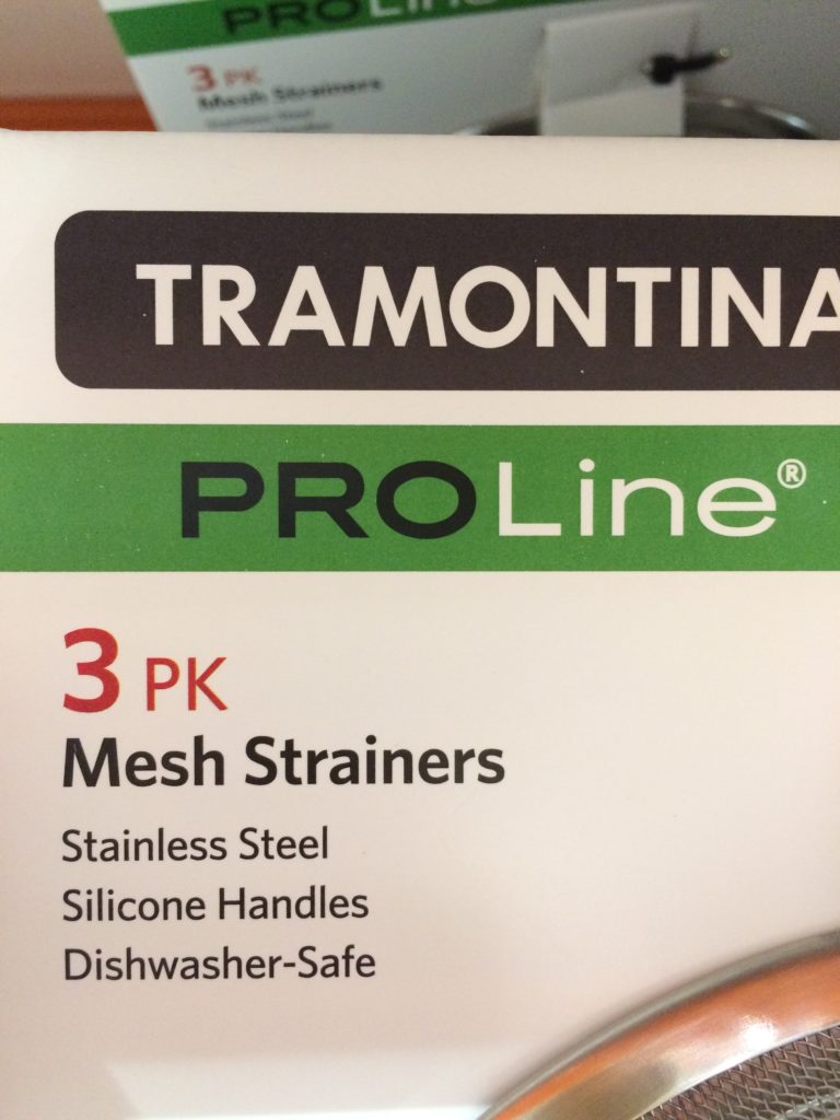 Costco1040514Tramontina3PkMeshStrainerswithSiloneHandlesspec1