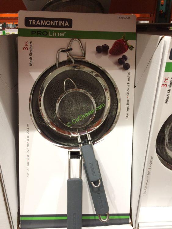 Tramontina 3PK Mesh Strainers with Silicone Handles CostcoChaser