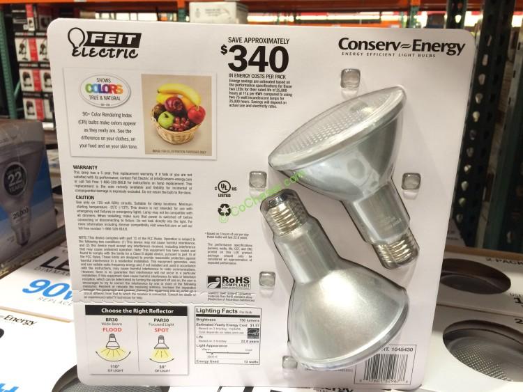 Costco1045430 FeltElectricLEDPAR30Spotback CostcoChaser