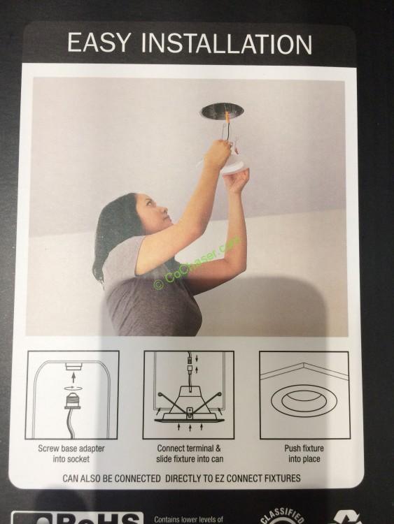 Costco1057864FeltElectricLED56RetrofitKitDimmableuse1