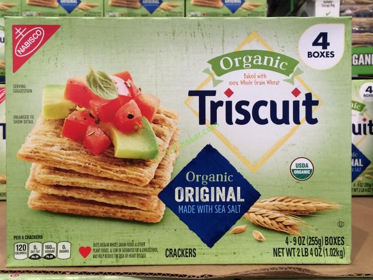 Organic Triscuit Crackers 36 ounce Box