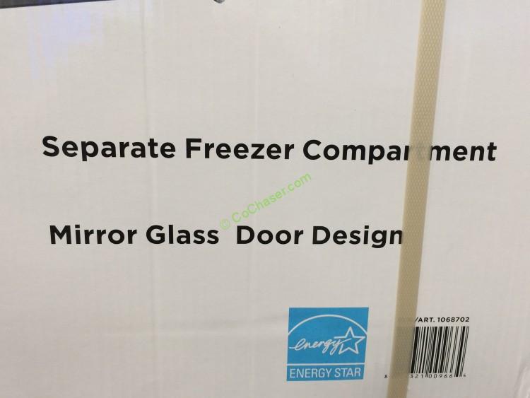 Costco1068702 GalanzTwoDoorMiniFridgeGL31BKEspec1 CostcoChaser