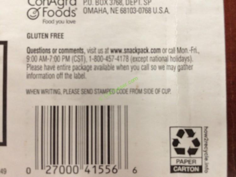 Costco195583SnackPackChocolatePuddingbar CostcoChaser