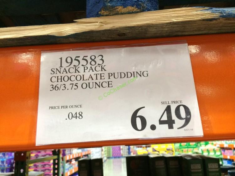 Costco195583SnackPackChocolatePuddingtag CostcoChaser