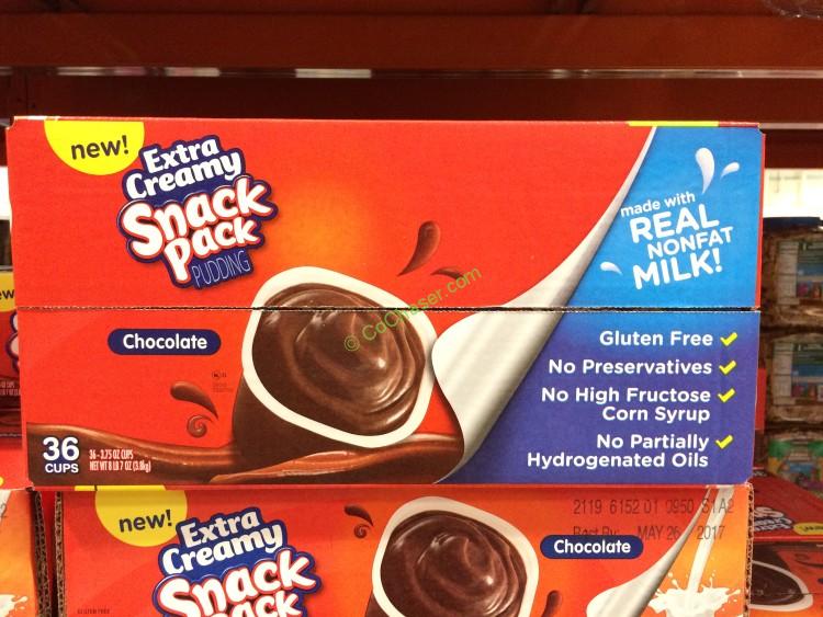Snack Pack Chocolate Pudding 36/3.75 Ounce