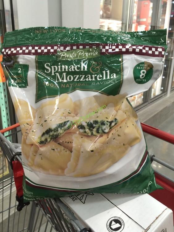 Pasta Prima Spinach & Mozzarella Ravioli 3.5 Pound Bag