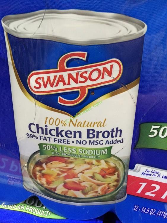 Swanson’s Chicken Broth 12/14 Ounce Cans CostcoChaser