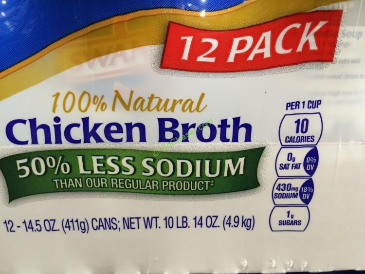 Swanson’s Chicken Broth 12/14 Ounce Cans CostcoChaser