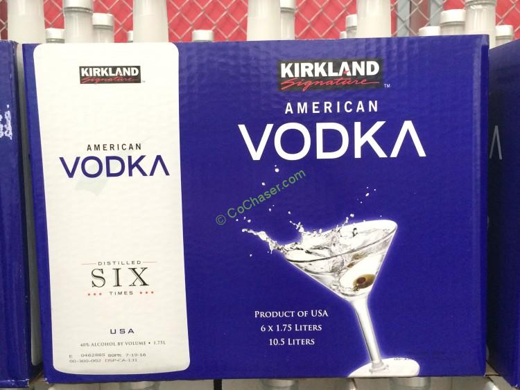 Kirkland Signature Premium Domestic Vodka 1.75 Liter CostcoChaser