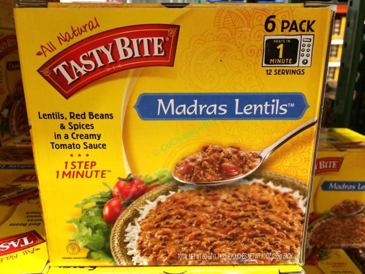 Tasty Bite Madras Lentils 6/10 Ounce Pouches CostcoChaser