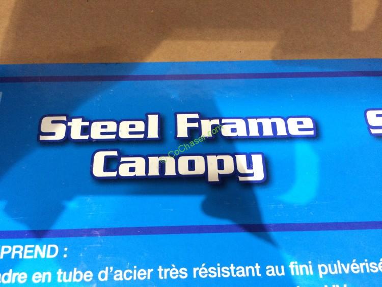 Costco781893CanopySteelFrame TanCoverwithSideWallname