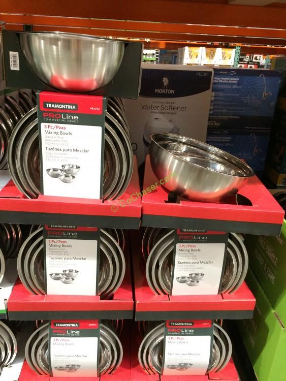 Costco800152TramontinaProlineStainless Steel3PKMixingBowlall