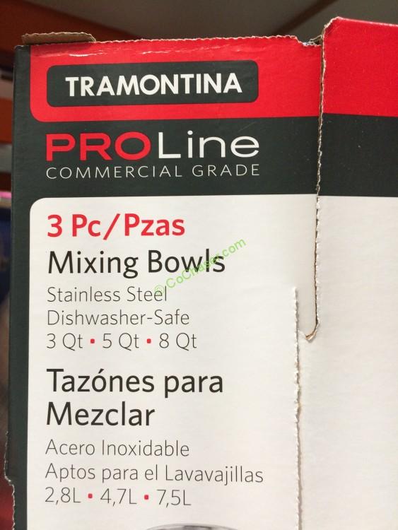 Costco800152TramontinaProlineStainless Steel3PKMixingBowlspec2