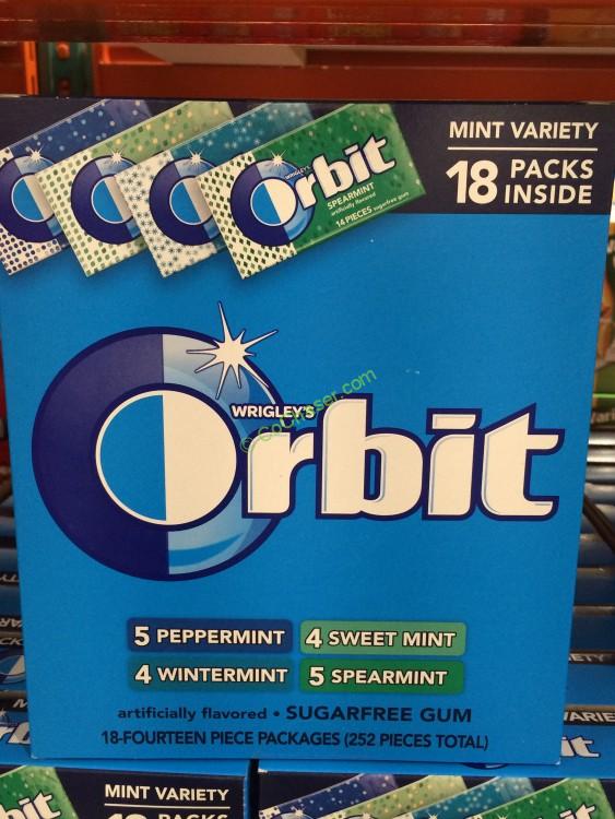 Orbit Mint Variety 18 Count / 14 Pieces