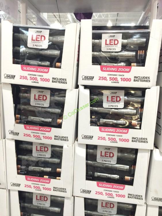 Costco917951FeitLEDFlashlightKit1000Lumenall CostcoChaser