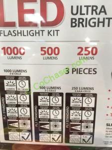 Costco-917951-Feit-LED-Flashlight-Kit-1000-Lumen-spec1