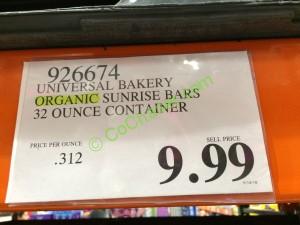 Costco-926674-Universal-Bakery-Organic-Sunrise-Bars-tag