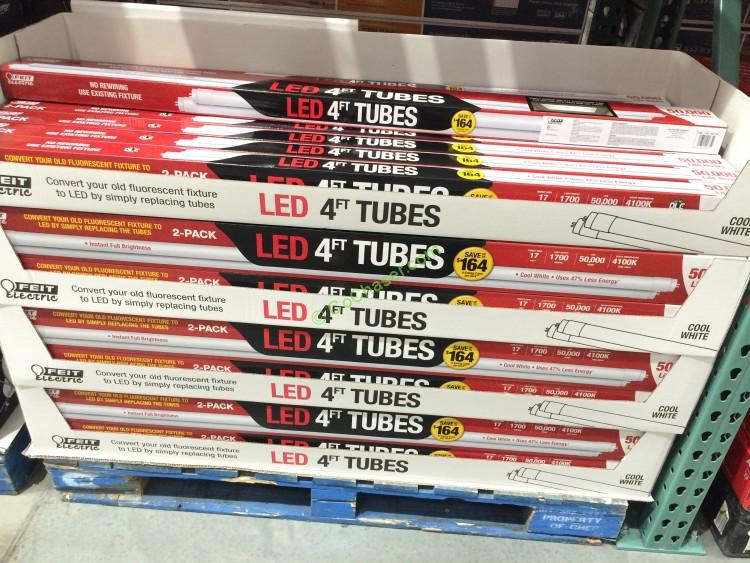 Felt Electric 4 FT LED Linear Tubes 2 Pack
