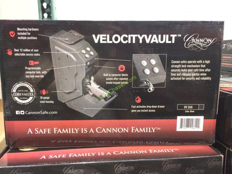 Cannon Handgun Safe Velocity Vault W500 CostcoChaser