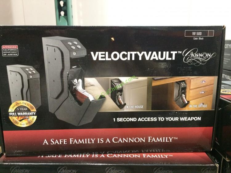Cannon Handgun Safe Velocity Vault W500