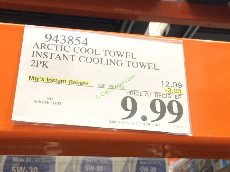 Arctic Cool Cooling Towel 2pack CostcoChaser