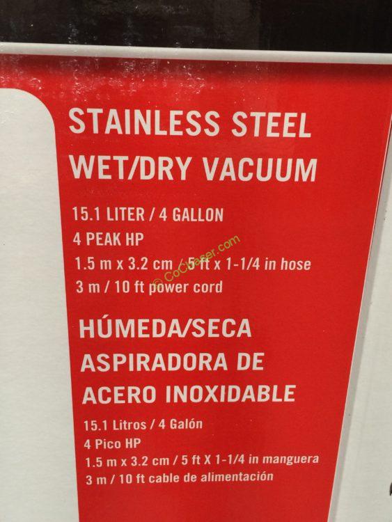 Costco962810PorterCableWetDryVacuumspec CostcoChaser